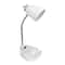 LimeLights 18.5" Gooseneck Desk Lamp with Tablet Stand and Charging Outlet